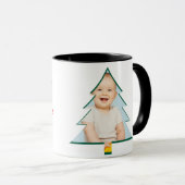 Personlized Photo Daniel's 1st Christmas Tree Mok (Voorkant rechts)