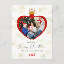 Personlized Photo Merry christmas & Happy New Year Briefkaart