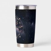Personnalisé Lune Mystique et Ciel Étoilé  Geïsoleerde Drinkbeker (Links)
