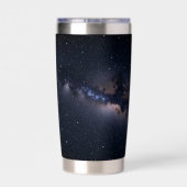 Personnalisé Lune Mystique et Ciel Étoilé  Geïsoleerde Drinkbeker (Achterkant)