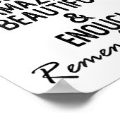 Persoon achter mij je bent geweldig geestelijke ge poster (Hoek)