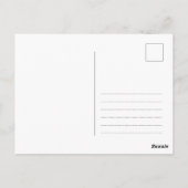 Persoon Briefkaart (Achterkant)