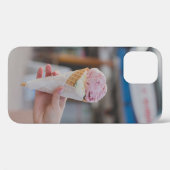 Persoon die aardbeienijs bevat Case-Mate iPhone case (Achterkant (horizontaal))
