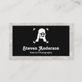 Persoon die Camera vasthoudt Visitekaartje (Voorkant)