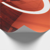 PERSOON DIE DE RONDE VAN DE AANGEDROOGDE FLUORESCE CADEAUPAPIER (Hoek)