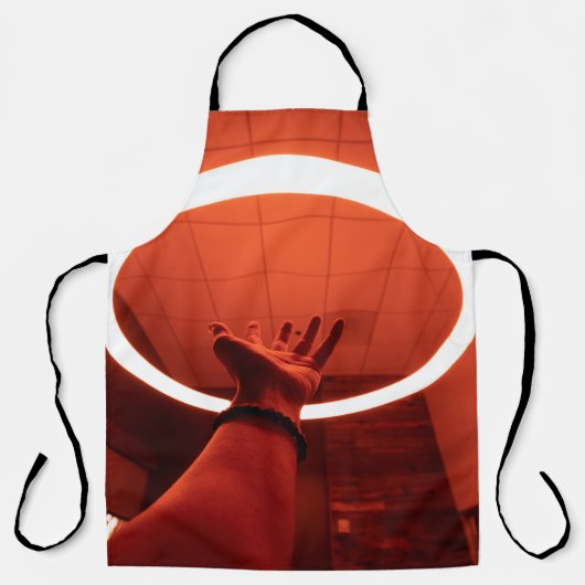 PERSOON DIE DE RONDE VAN DE AANGEDROOGDE FLUORESCE SCHORT (Voorkant)