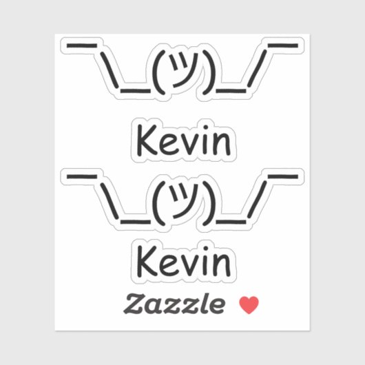 Persoon die golfruggie Naam x2 Sticker (Vel)