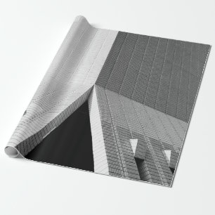PERSOON DIE GRAY BUILDING DEUR INVOERT CADEAUPAPIER