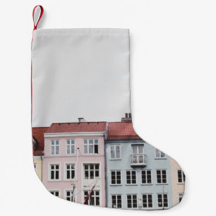 PERSOON DIE HET AFBEELDING VAN DE STRUCTUUR NEEMT KLEINE KERSTSOK