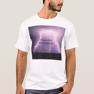 Persoon die het meest bekend is - Verlichtingsaant T-shirt