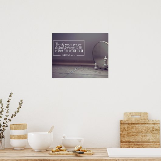 Persoon die je moet worden poster (Keuken)