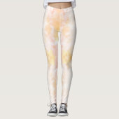 Persoon die leggings draagt met zachte pastel (Voorkant)