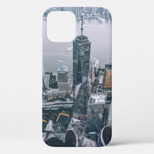 PERSOON DIE OVER GEBOUWEN LAAGT Case-Mate iPhone CASE (Achterkant)