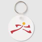 Persoon die Pictogram uitvoert Sleutelhanger (Voorkant)