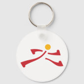 Persoon die Pictogram uitvoert Sleutelhanger (Achterkant)