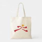 Persoon die Pictogram uitvoert Tote Bag (Achterkant)