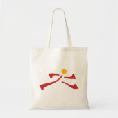 Persoon die Pictogram uitvoert Tote Bag (Voorkant)