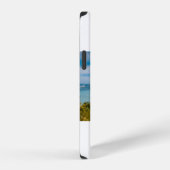 Persoon die pot met sap vasthoudt bij iPhone hoesje (Rechterkant)
