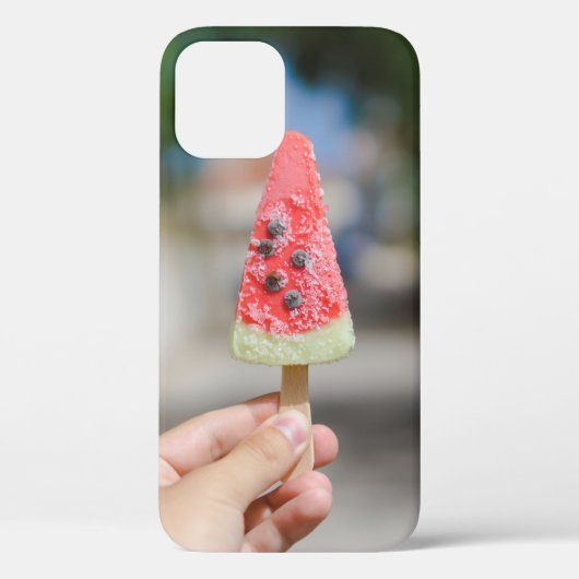 Persoon die 's ochtends popsikel houdt Case-Mate iPhone case (Achterkant)