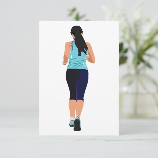 Persoon die uitnodigingen uitvoert (Staand voorkant)