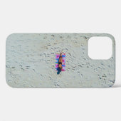 Persoon die zonnebaden op het strand Case-Mate iPhone case (Achterkant (horizontaal))