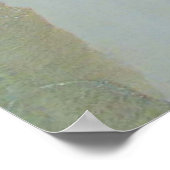 Persoon die zonnebaden op het strand poster (Hoek)