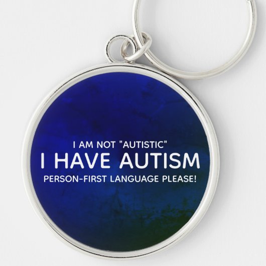 Persoon eerst Autisme Sleutelhanger (Voorkant)