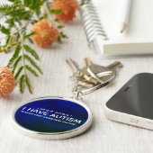 Persoon eerste autisme sleutelhanger (Zijkant)