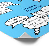 Persoon eerste identiteit eerste commentaar Afdruk Poster (Hoek)