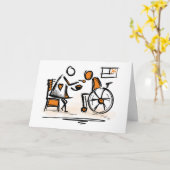 Persoon in een rolstoel Ziekenhuis Kaart (Gele Bloem)