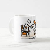 Persoon in een rolstoel Ziekenhuis Koffiemok (Voorkant links)