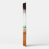 Persoon in zwarte teenslippers op bruin zand Case-Mate iPhone case (Achterkant / Rechts)