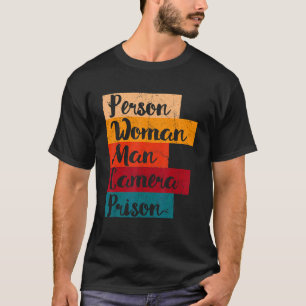 Persoon Man Camera Gevangenis T-shirt