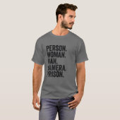 Persoon Man Camera Gevangenis T-shirt (Voorkant volledig)