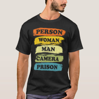 Persoon Man Camera PRISON Cool 2022 T-shirt