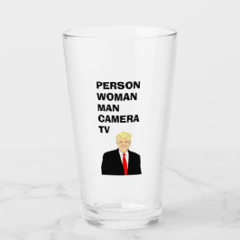 Persoon Man Camera TV Funny Trump Glas