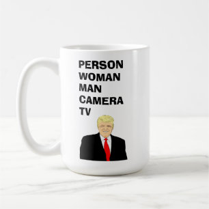 Persoon Man Camera TV Funny Trump Koffiemok