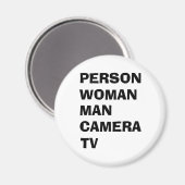 Persoon Man Camera TV Funny Trump Magneet (Voorkant / Achterkant)