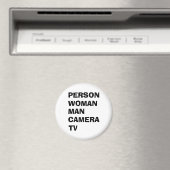 Persoon Man Camera TV Funny Trump Magneet (Insitu (Vaatwasser))
