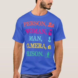 Persoon Man Camera TV gevangenis T-shirt