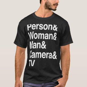 Persoon Man Camera TV T-shirt
