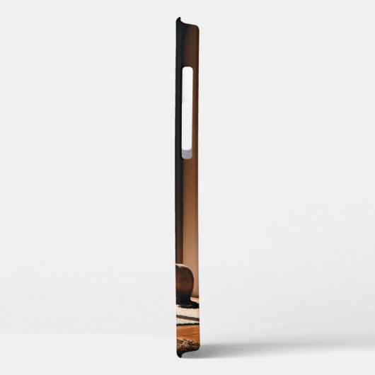 Persoon met bruine naai Case-Mate iPhone case (Achterkant / Links)