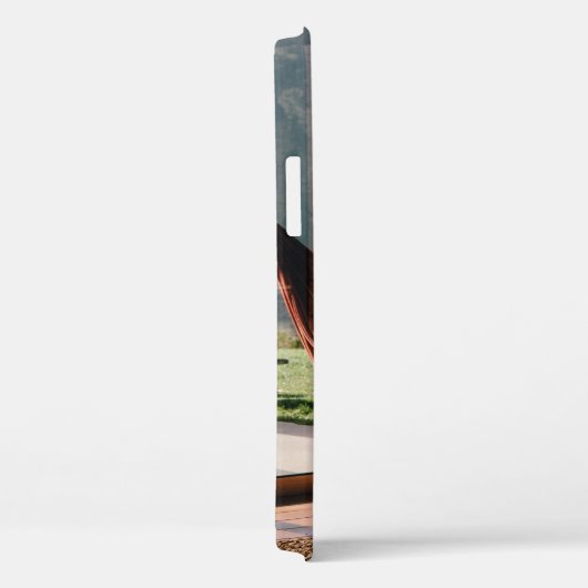 Persoon met bruine naai Case-Mate iPhone case (Achterkant / Rechts)