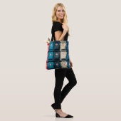Persoon met gekleurde zakken tote bag (Op model)