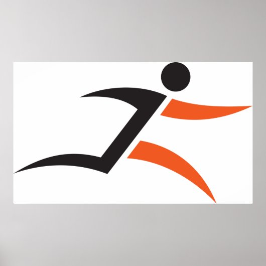 Persoon met ontwerp poster (Voorkant)