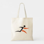 Persoon met ontwerp tote bag (Achterkant)