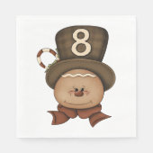 Persoon nummer 8 in een Pet servetten (Voorkant)
