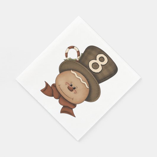 Persoon nummer 8 in een Pet servetten (Hoek)