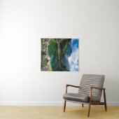 Persoon op het bergmeer wandkleed (In Situ (horizontaal))