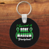 Persoon overleefde beenmergdonor orgaandonor sleutelhanger (Voorkant)